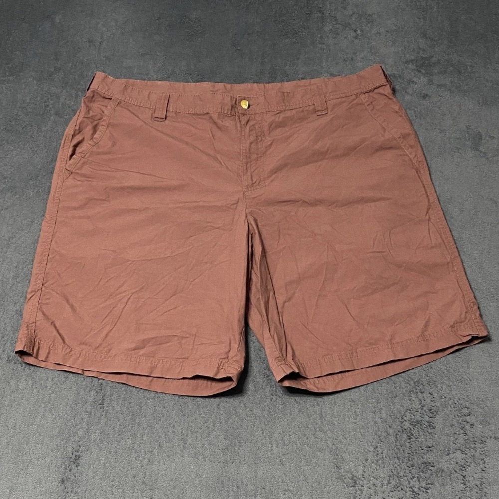 Columbia Washed Out Shorts Mens 42 Light Raisin 10" Inseam Lightweight Classic